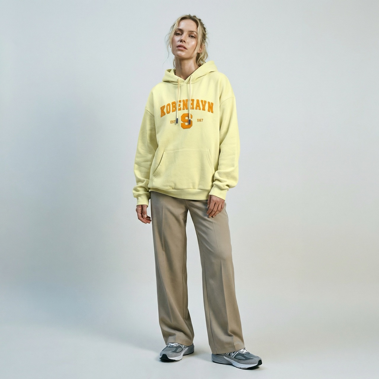 26_Copenhoodie_34 – stor Sønderbro (gul) - Billede 1